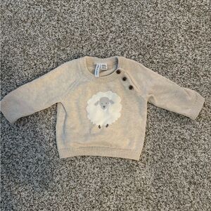 Janie and Jack Sheep Sweater - 0-3 Months